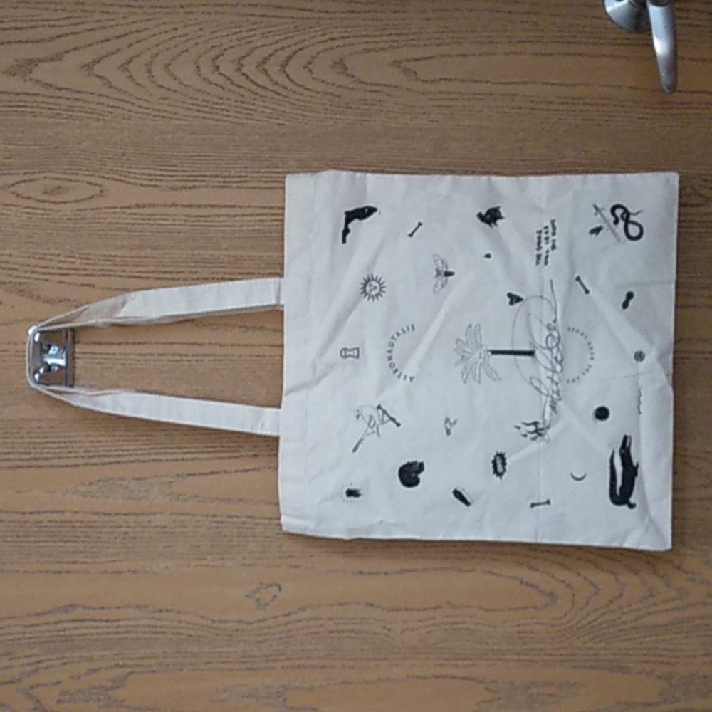 Astronautalis Autographed Traditonal Tattoo Cream Tote Bag